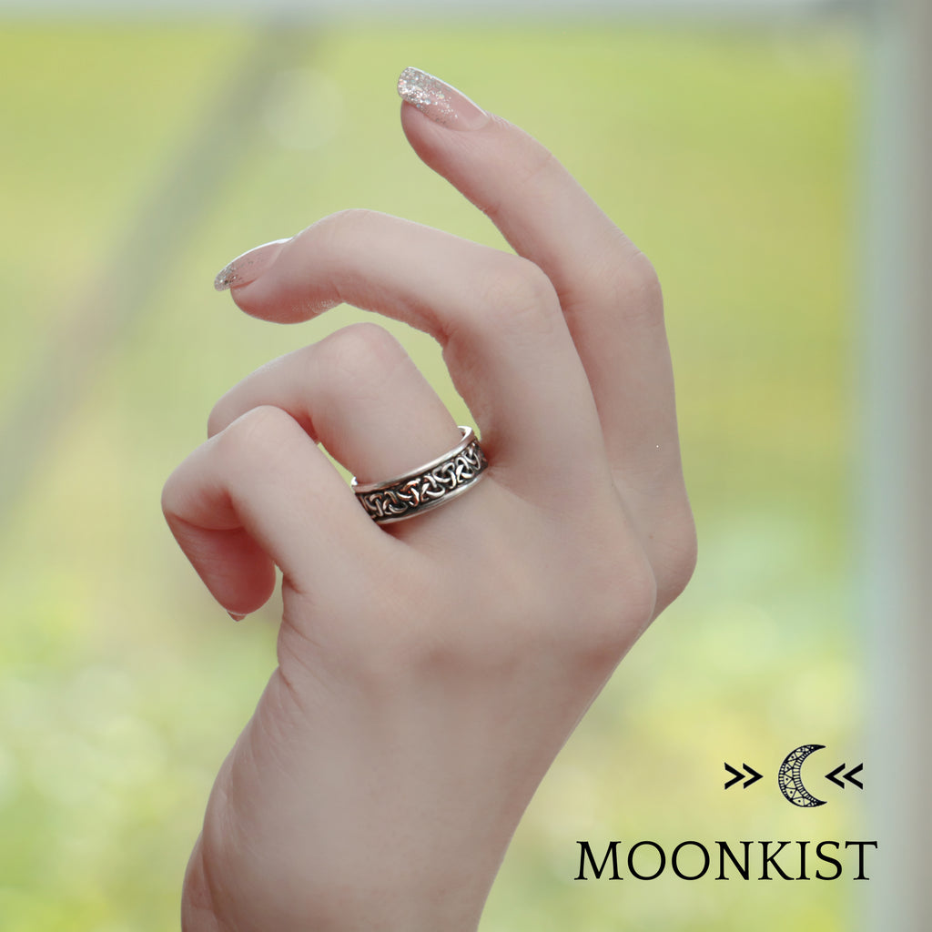 Trinity Celtic Knot Mens Wedding Band | Moonkist Designs | Moonkist Designs