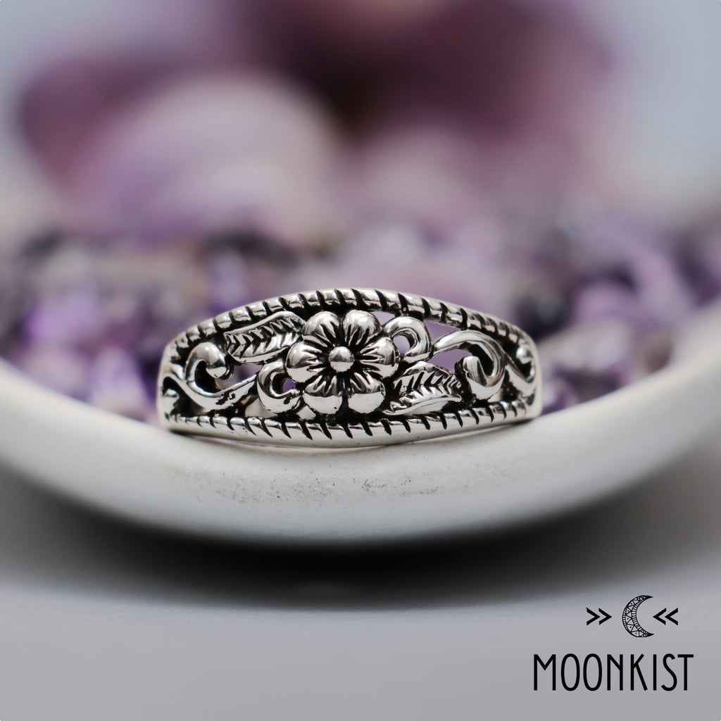 Silver Forget Me Not Ring | Moonkist Designs