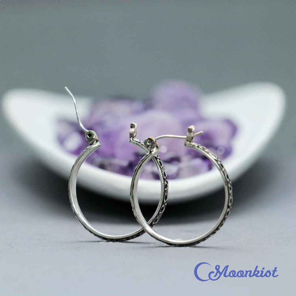 Classic Sterling Silver Hoops  | Moonkist Designs | Moonkist Designs