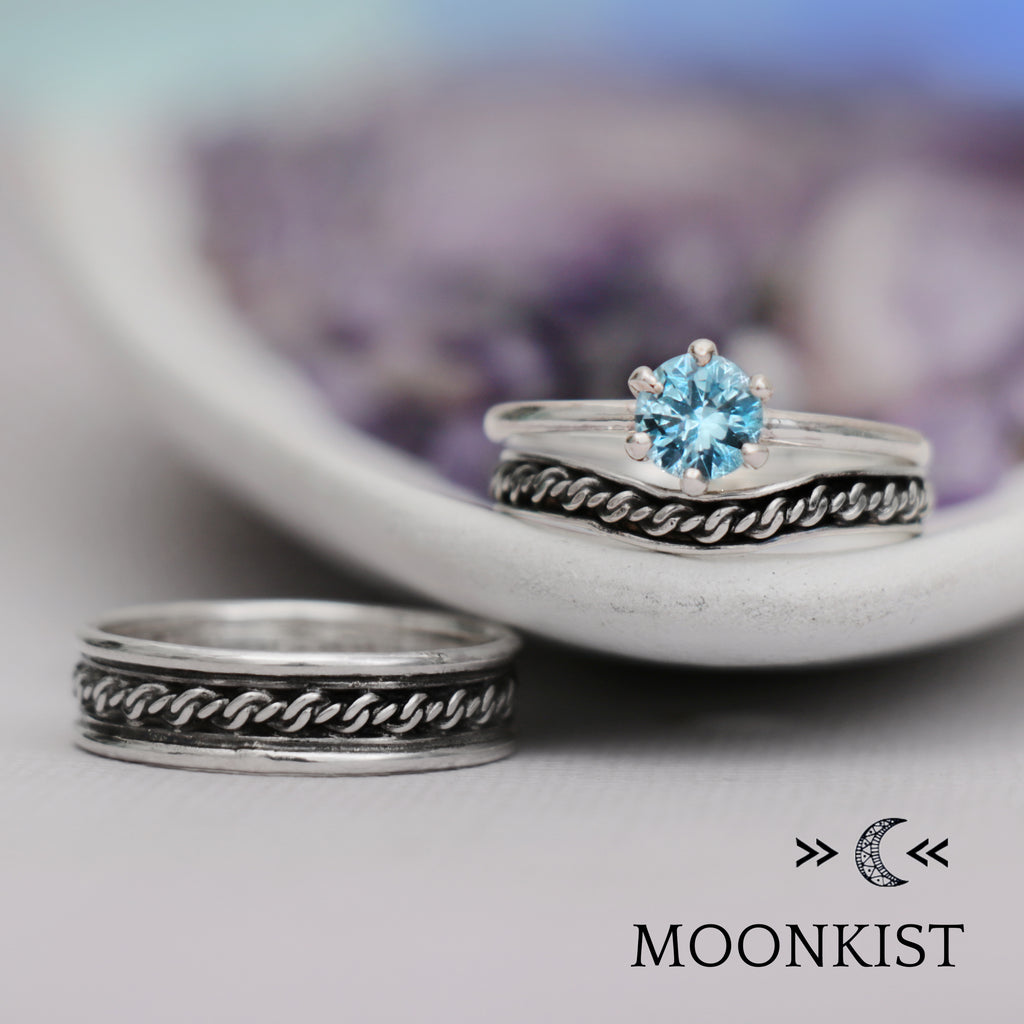Eternity Trinity Love Knot Wedding Set  | Moonkist Designs | Moonkist Designs
