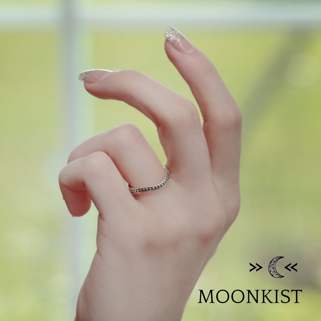 Modern Curved Wedding Ring | Moonkist Designs | Moonkist Designs