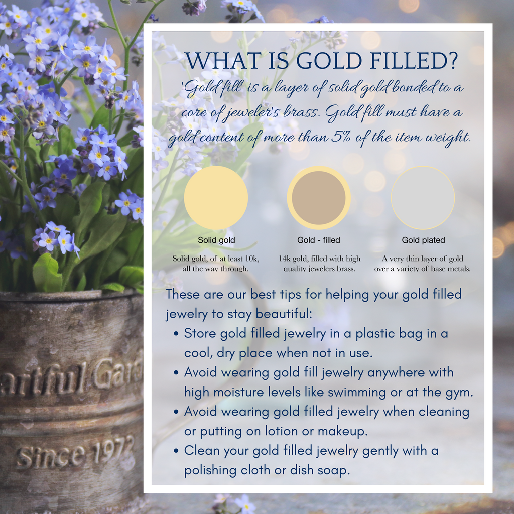 14K Gold Filled Flower and Vine Ring Set  Moonkist Designs | Moonkist Designs