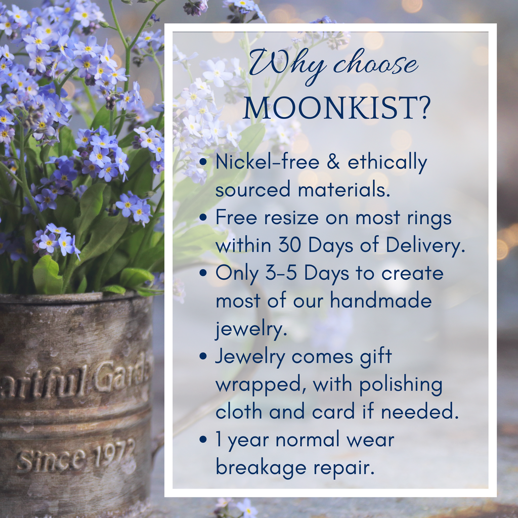 Round Moissanite Engagement Ring | Moonkist Designs