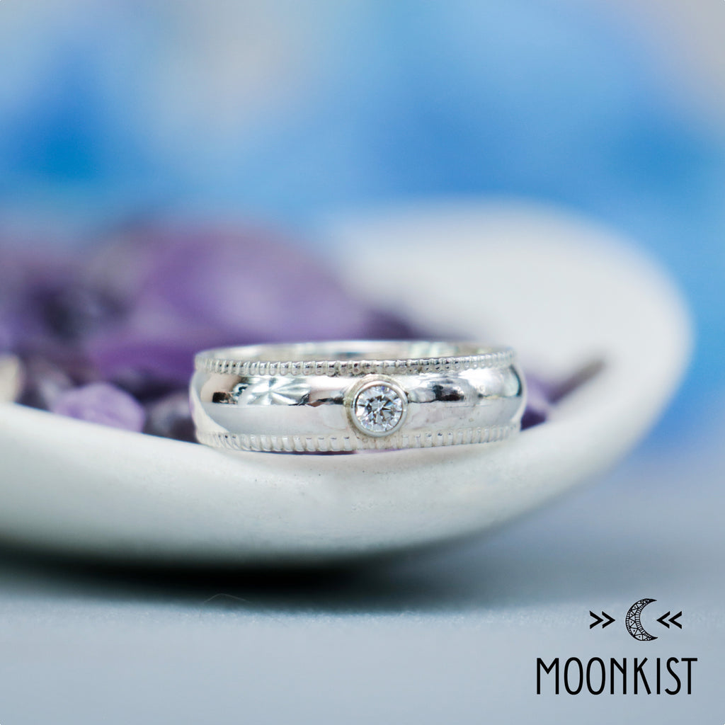 Sterling Silver Classic Wedding Band | Moonkist Designs