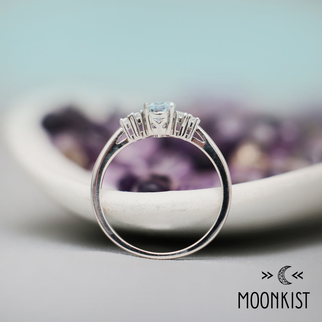 Blue Topaz Five Stone Ring | Moonkist Designs