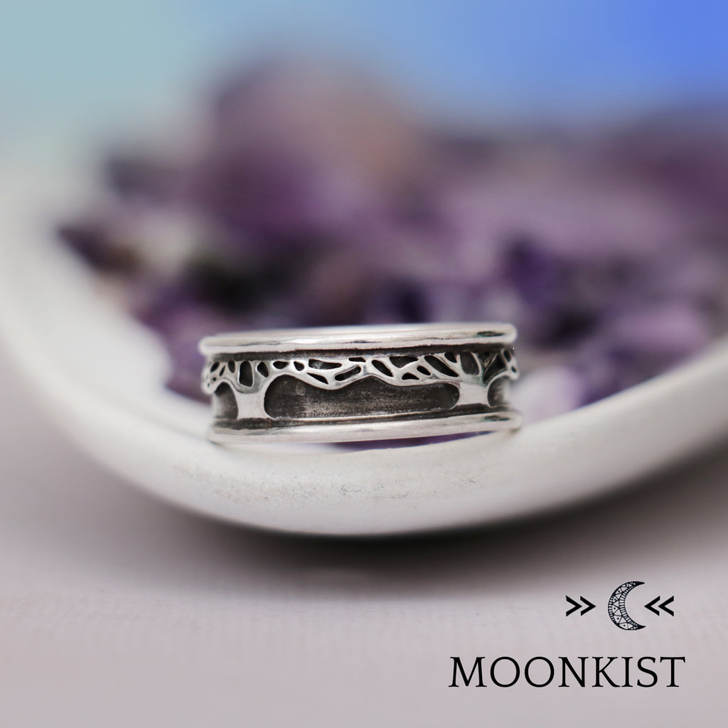 Oak Tree Wedding Band for Men  | Moonkist Designs | Moonkist Designs