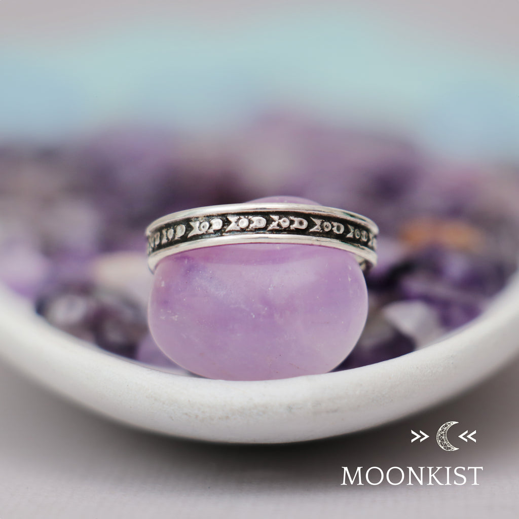 Sterling Silver Iris Wide Wedding Band| Moonkist Designs | Moonkist Designs