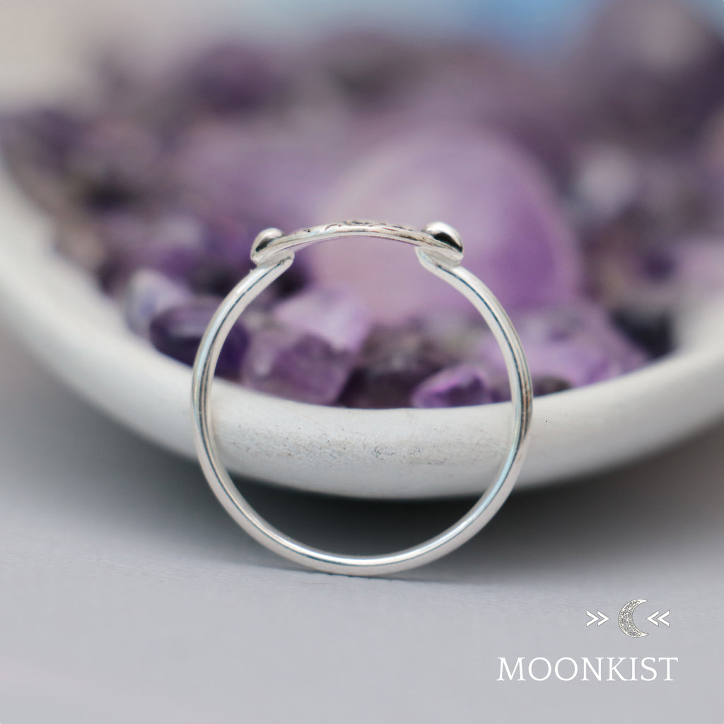 Sterling Silver Climbing Rose ring| Moonkist Designs | Moonkist Designs