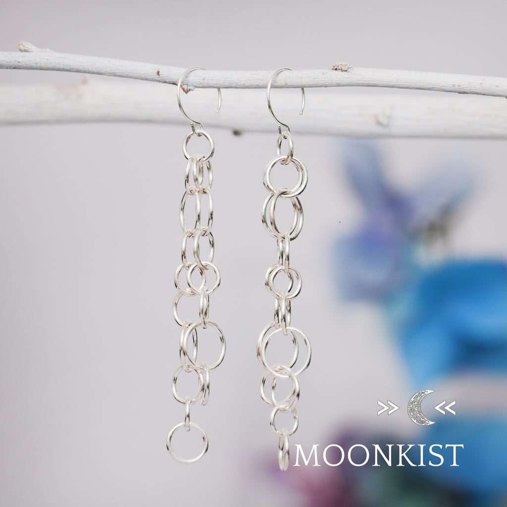 Long Sterling Silver Earrings  | Moonkist Designs | Moonkist Designs