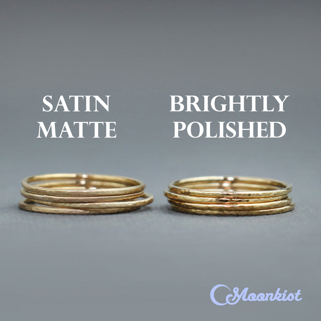 Gold Flower Texture Ring | Moonkist Designs | Moonkist Designs