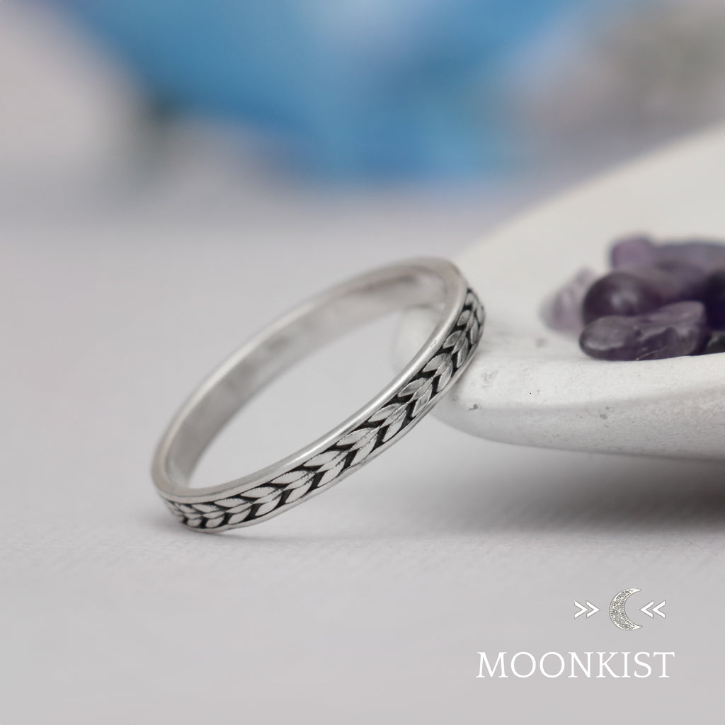 Narrow Arrow Wedding Band | Moonkist Designs | Moonkist Designs