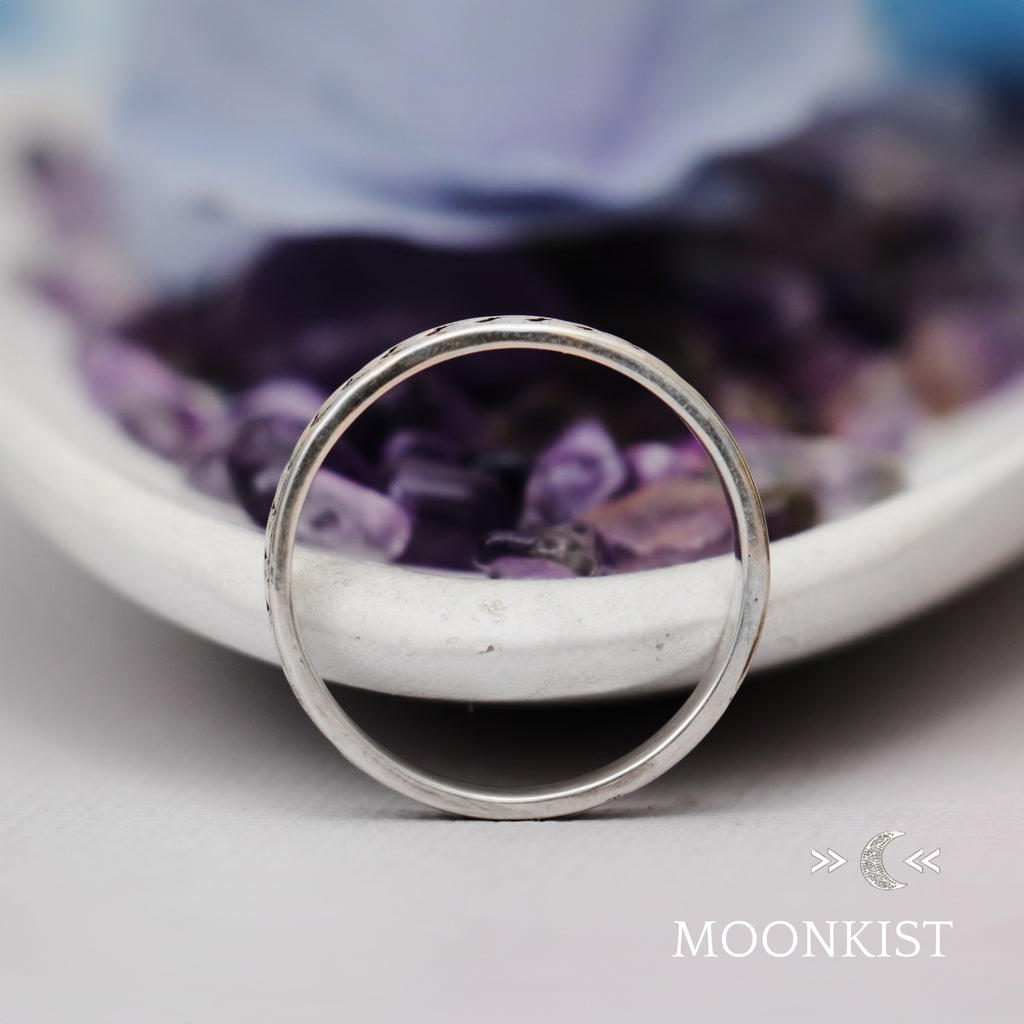 Narrow Arrow Wedding Band | Moonkist Designs | Moonkist Designs