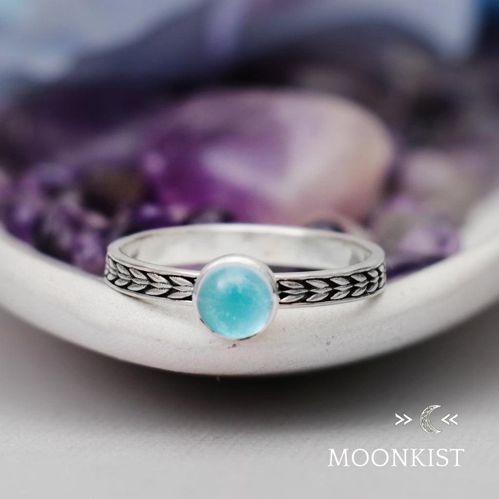 Sterling Silver Arrow Gemstone Promise Ring  | Moonkist Designs | Moonkist Designs