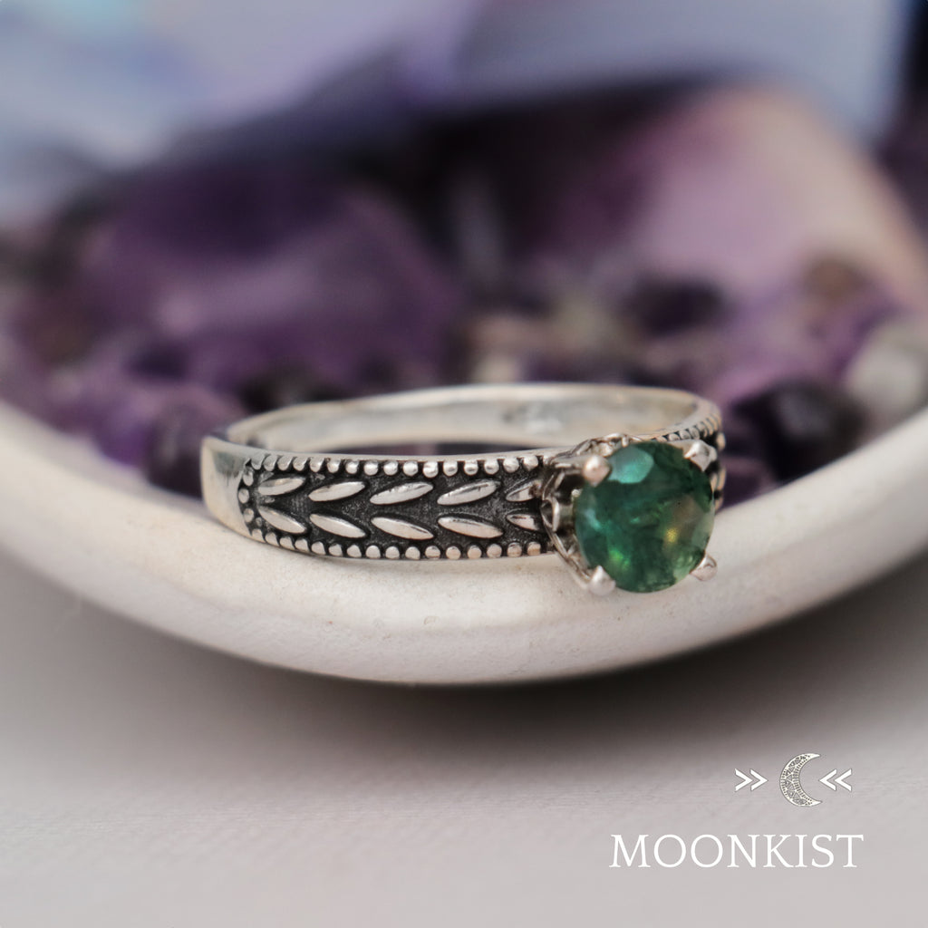 Nature inspired Leaf Engagement Ring | Moonkist Designs | Moonkist Designs