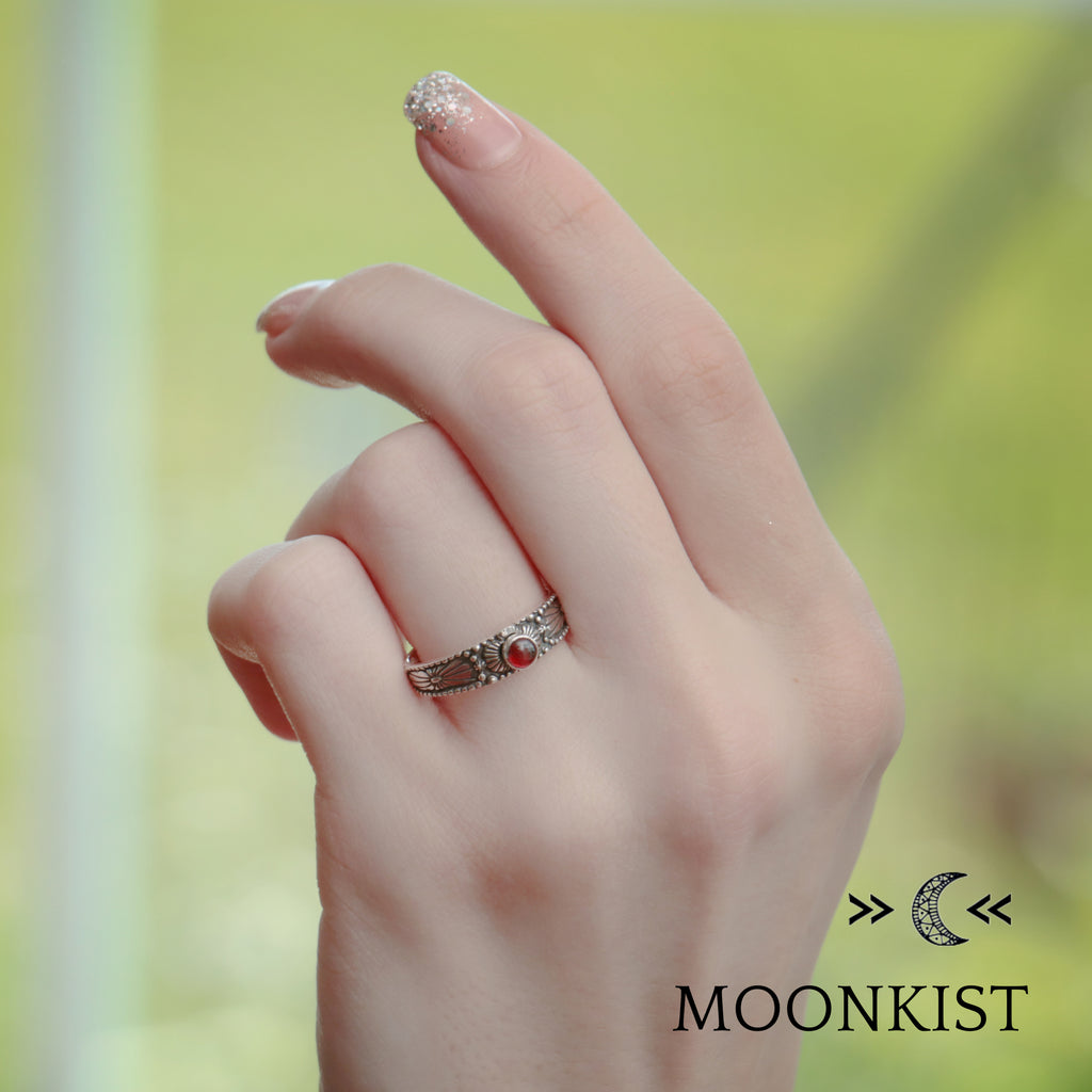 Handmade Art Deco Sterling Silver Ring| Moonkist Designs | Moonkist Designs