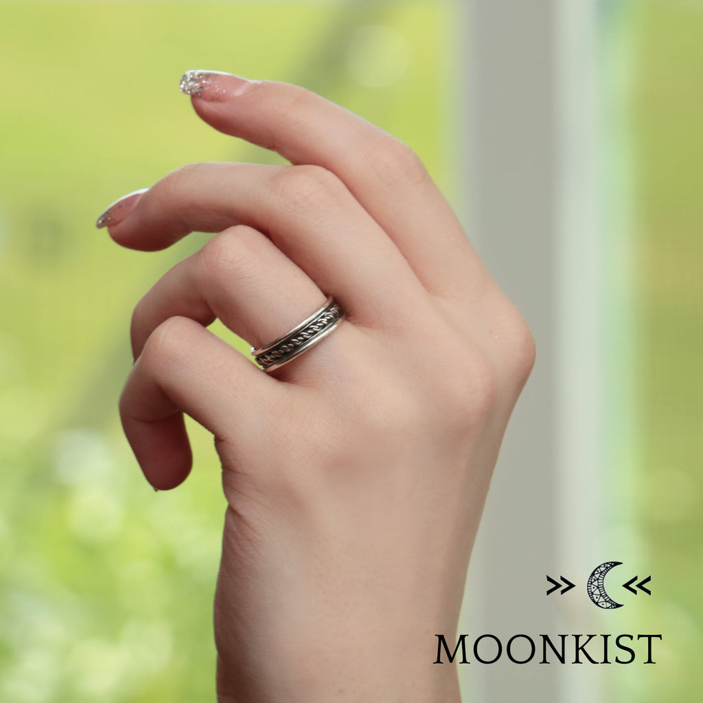 Infinity Knot Wedding Band Set  | Moonkist Designs | Moonkist Designs