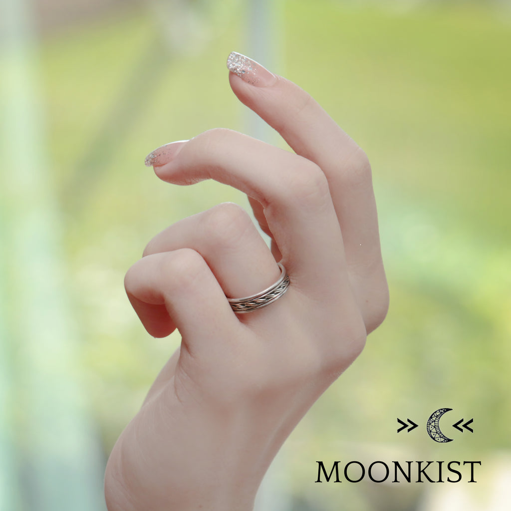 Antique Style Infinity Mens Wedding Band | Moonkist Designs