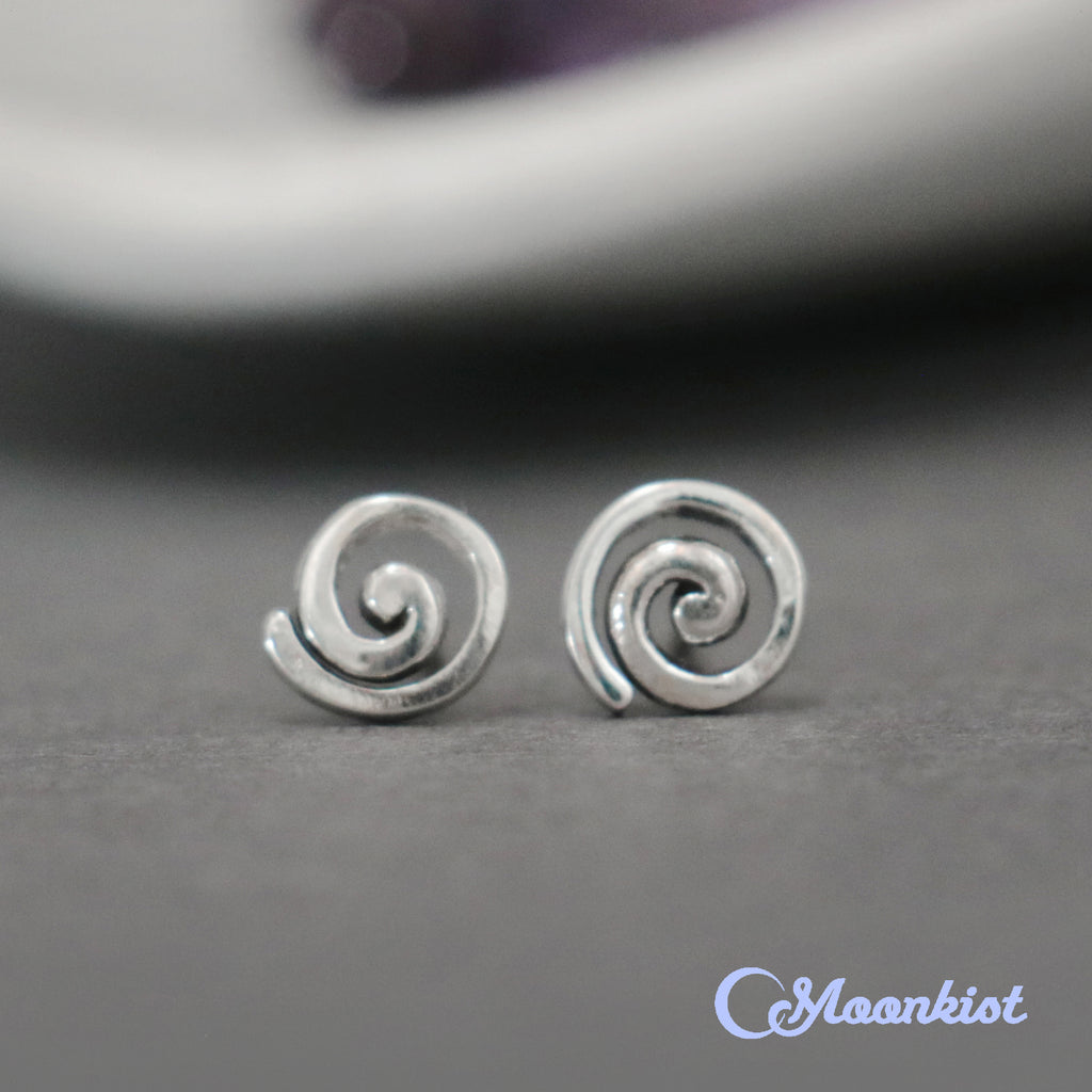 Spiral Stud Earrings | Moonkist Designs