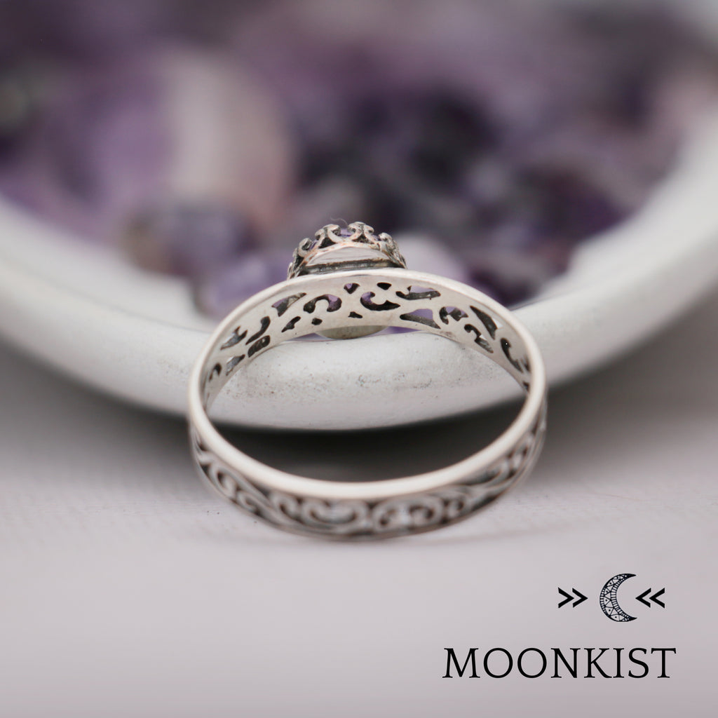 Sterling Silver Vine Filigree Promise Ring | Moonkist Designs | Moonkist Designs