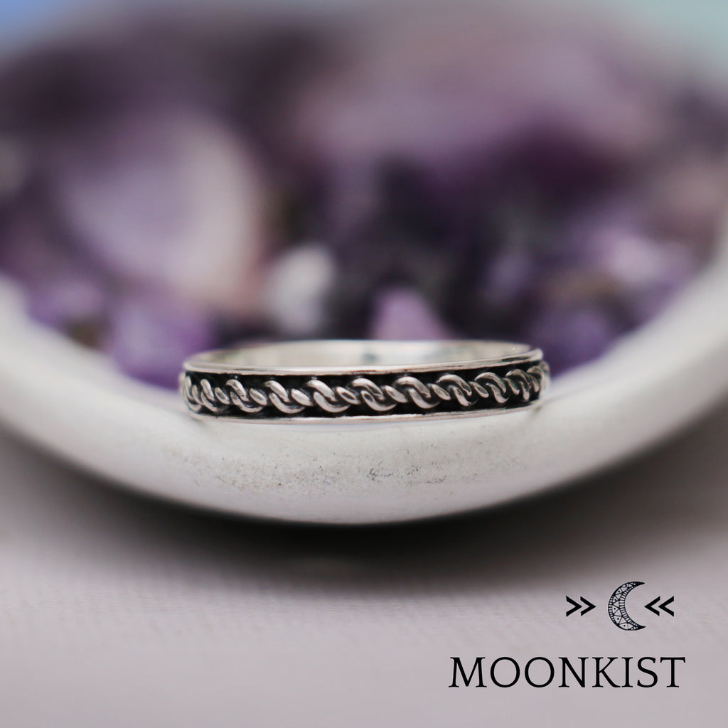 Narrow Infinity Knot Wedding Band  | Moonkist Designs | Moonkist Designs