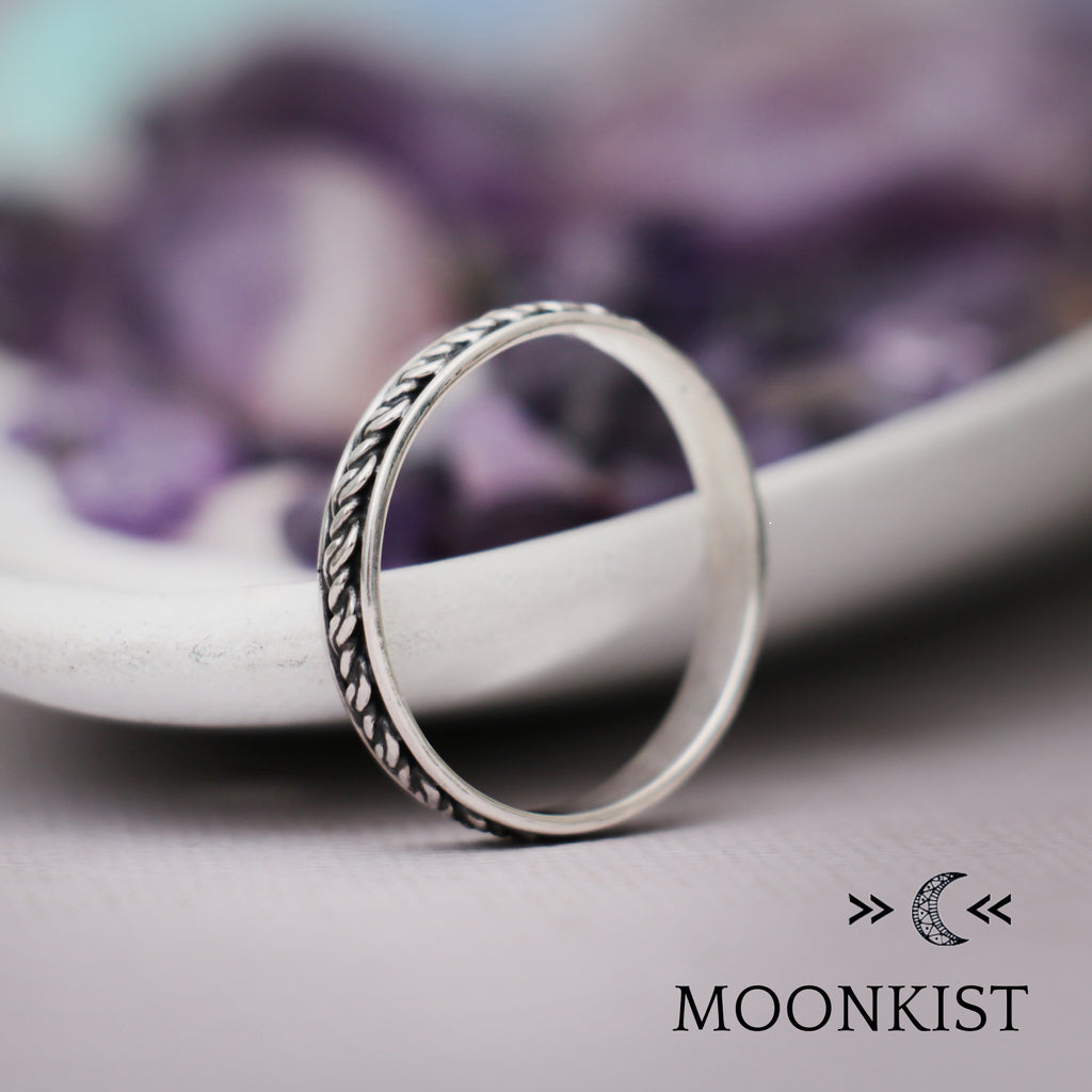 Narrow Infinity Knot Wedding Band  | Moonkist Designs | Moonkist Designs