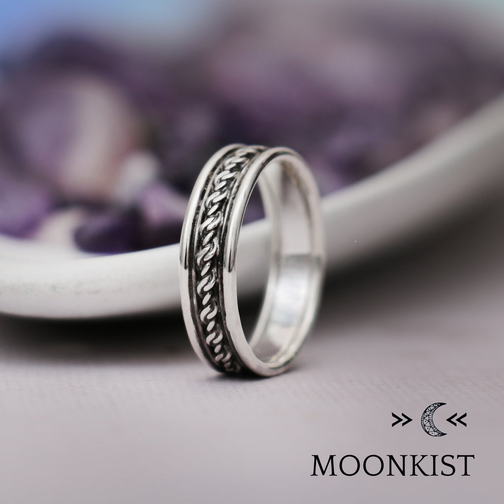 Wide Infinity Knot Wedding Band  | Moonkist Designs | Moonkist Designs