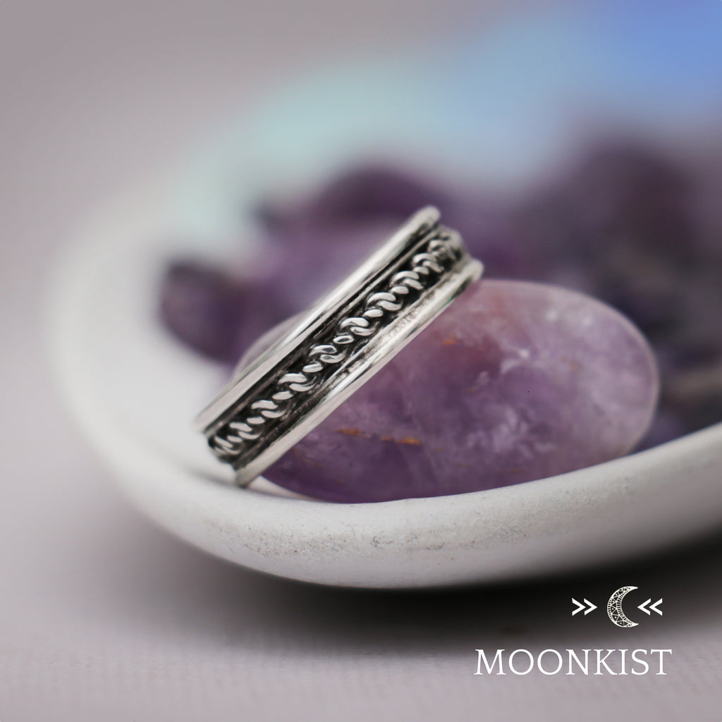 Wide Infinity Knot Wedding Band  | Moonkist Designs | Moonkist Designs