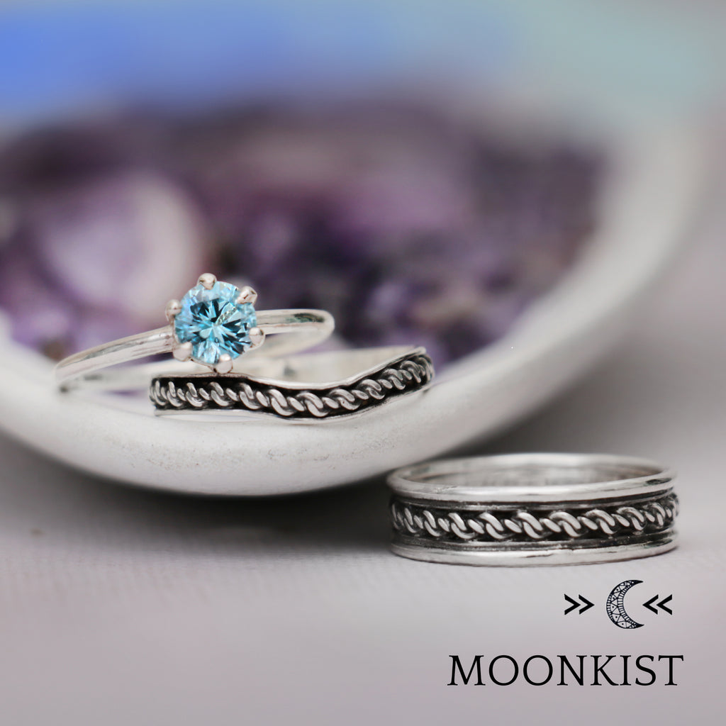 Eternity Trinity Love Knot Wedding Set  | Moonkist Designs | Moonkist Designs