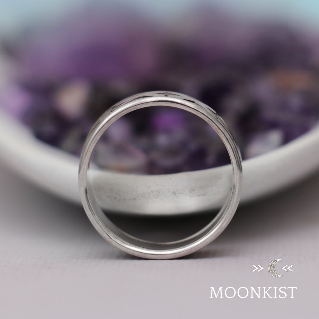 Antique Love Symbol Wedding Band | Moonkist Designs