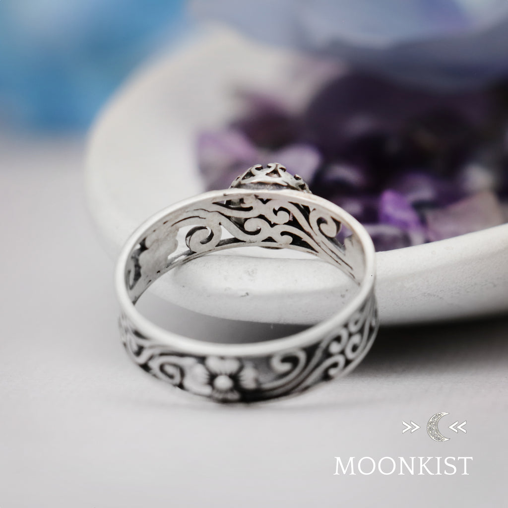 Sterling Silver Magnolia Ring  | Moonkist Designs | Moonkist Designs