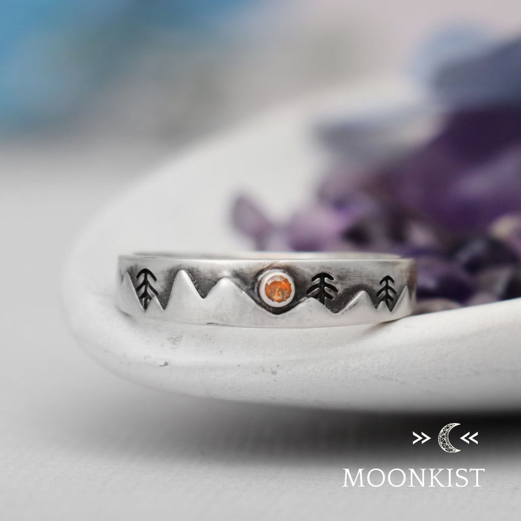 Mountain Range Engagement Ring| Moonkist Designs | Moonkist Designs