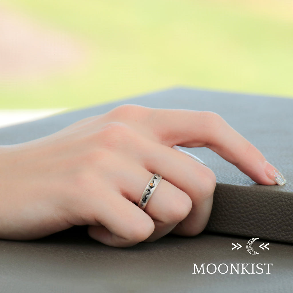 Mountain Range Engagement Ring| Moonkist Designs | Moonkist Designs