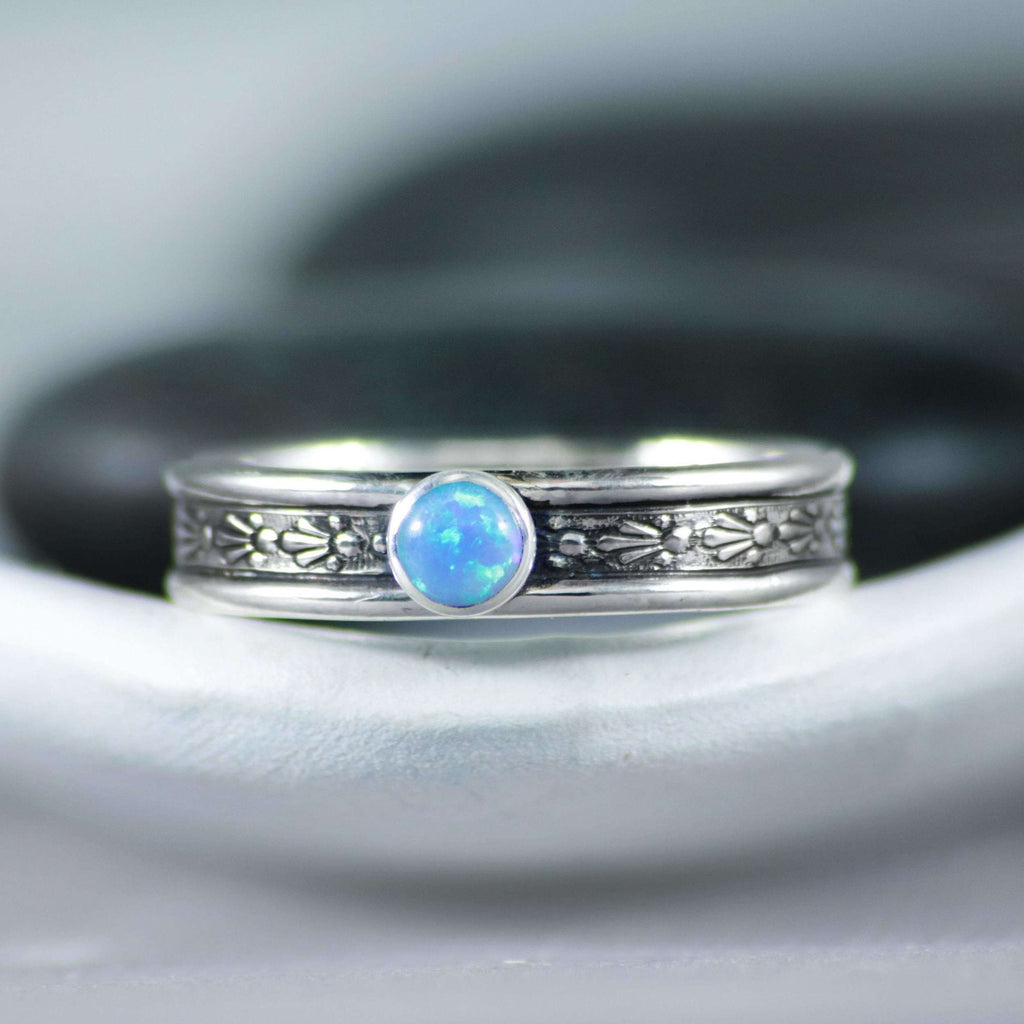 Silver Celestial His and Her Promise Rings | Moonkist Designs