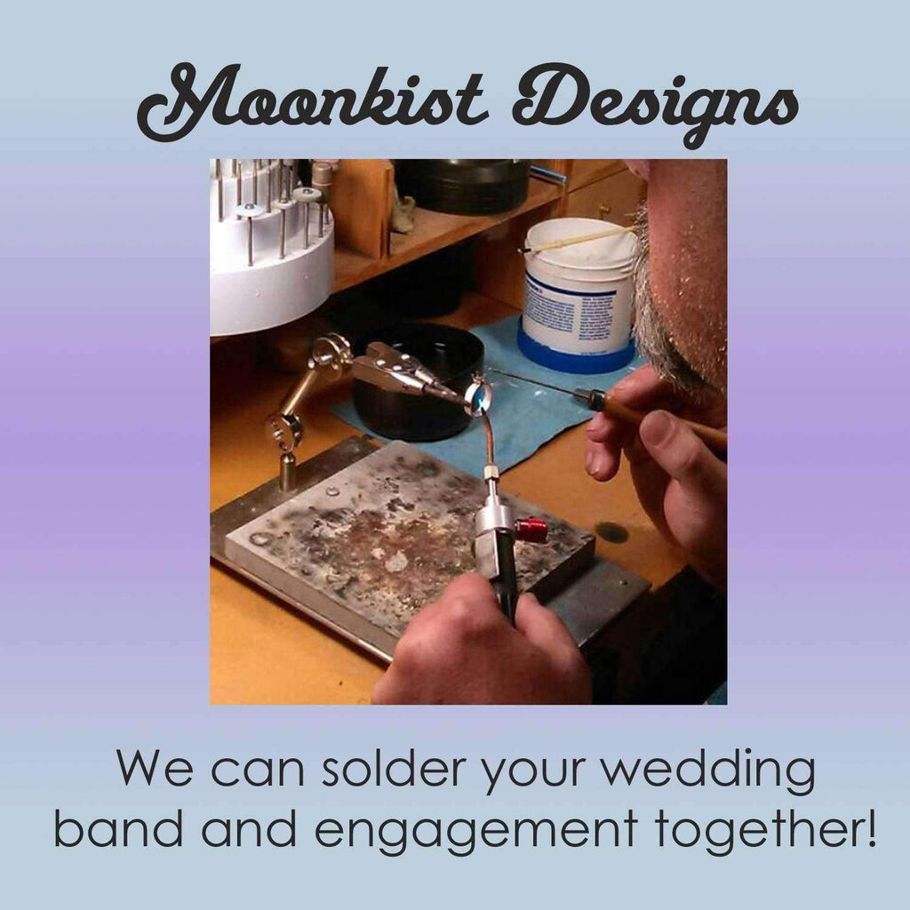 Sterling Silver Soldering Service - By Consultation Only - Solder Wedding Band and Engagement Ring - Upgrade to Wedding Set