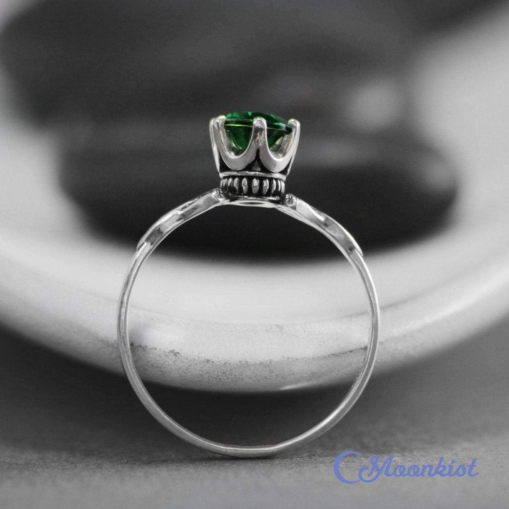 Triquetra Celtic Oval Engagement Ring | Moonkist Designs